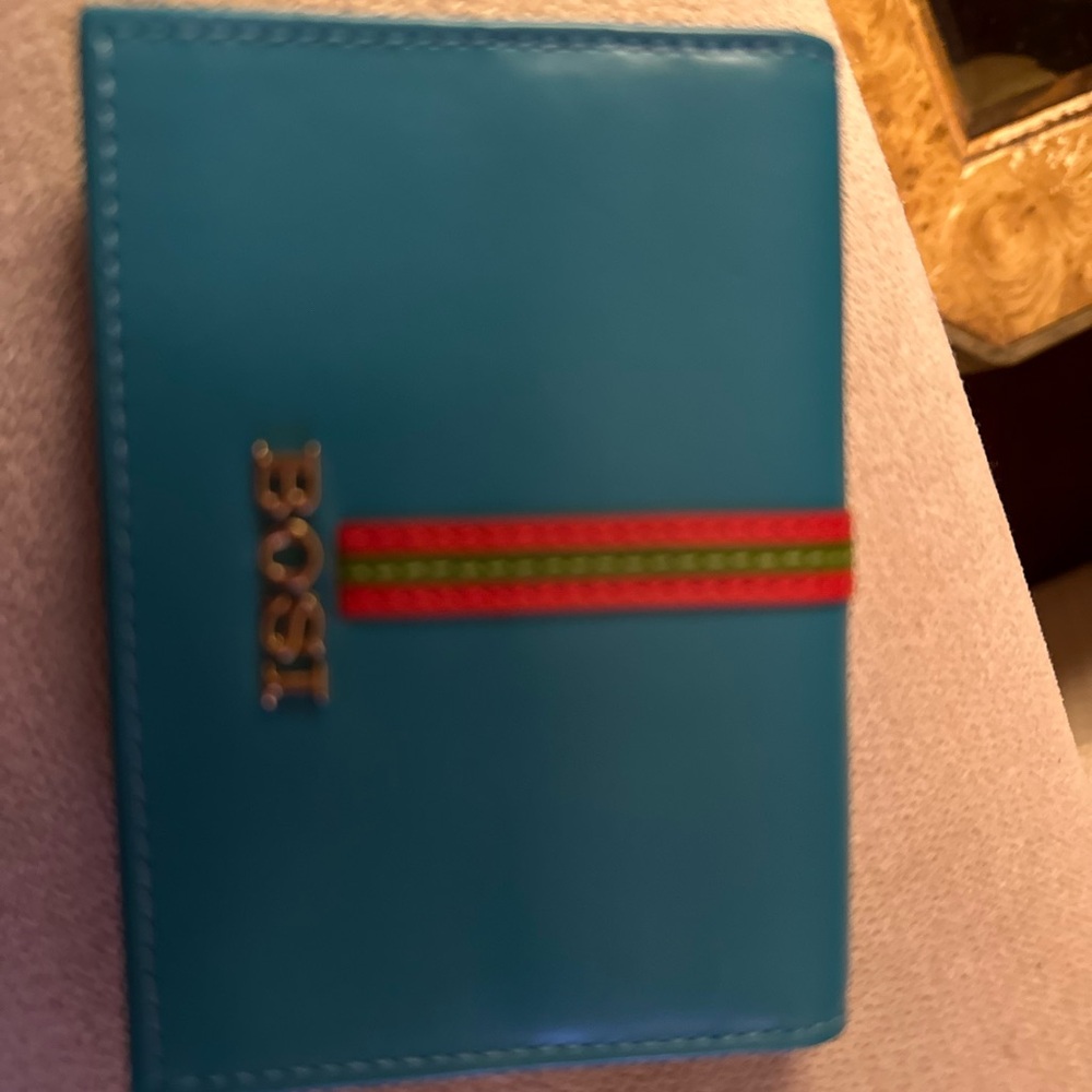 Nino BOSSI Blue Key & Card Holder